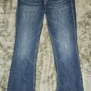 Silver‎ Tab Co. Slim Boot  Denim Distressed Jeans Size W30/L31